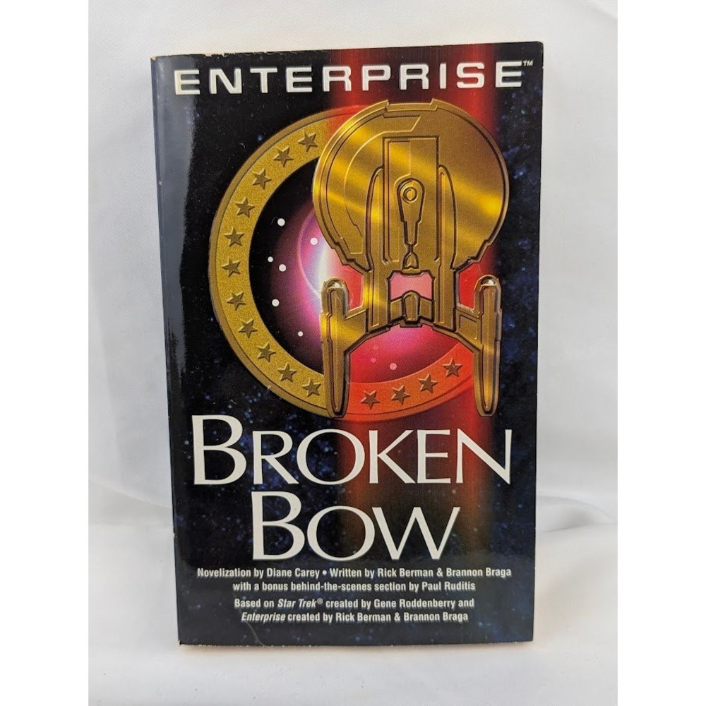 Pocket Books Book Star Trek Enterprise Broken Bow Novelization Sci-Fi